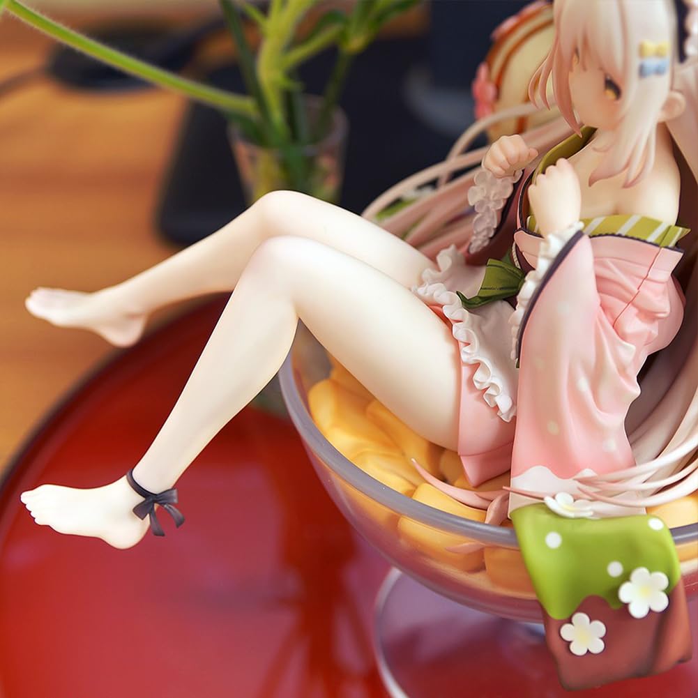 Otaku Circle's Princess Action Figure ShiratamakoMame Figures Anime Statue, Personnages de dessin animé Figura Anime Girl Figurine Ornement 20 cm