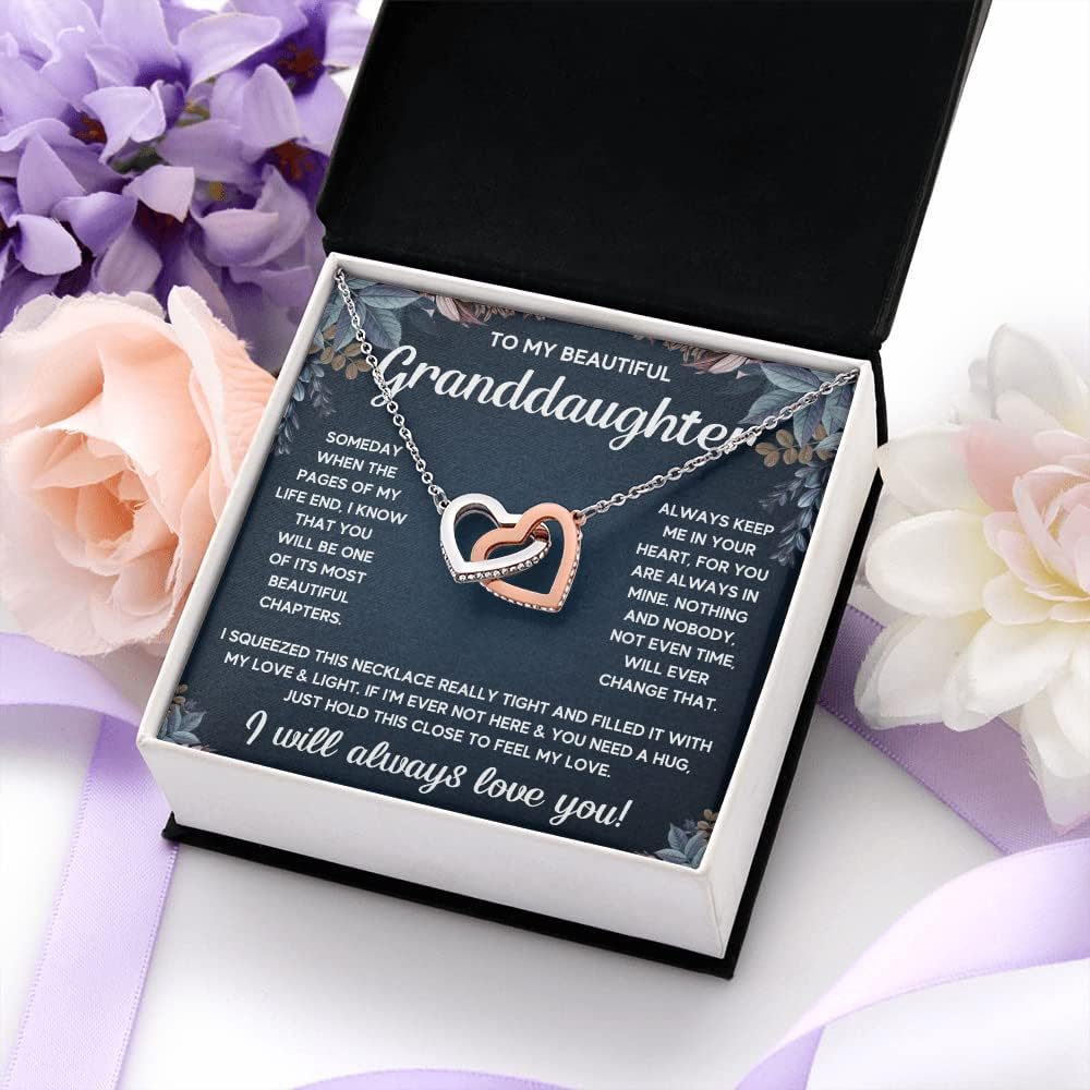 To My Granddaughter from Grandma | Birthday, Graduation, Christmas Jewelry Gift from Grandparents | Charm Necklace with Message Card and Gift Box - Image 6