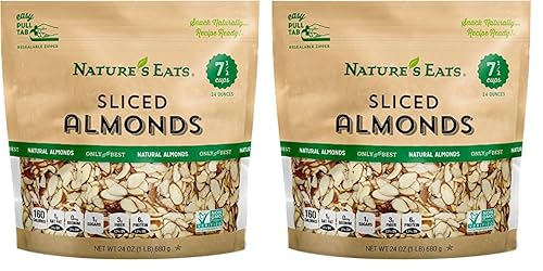 Natures Eats Almendras en rodajas 24 onzas Natures Eats Almendras en rodajas 24 onzas