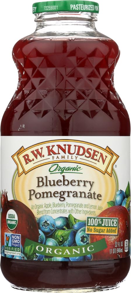R.w. Knudsen Organic Juice - Blueberry Pomegranate - Case Of 6-32 Fl Oz