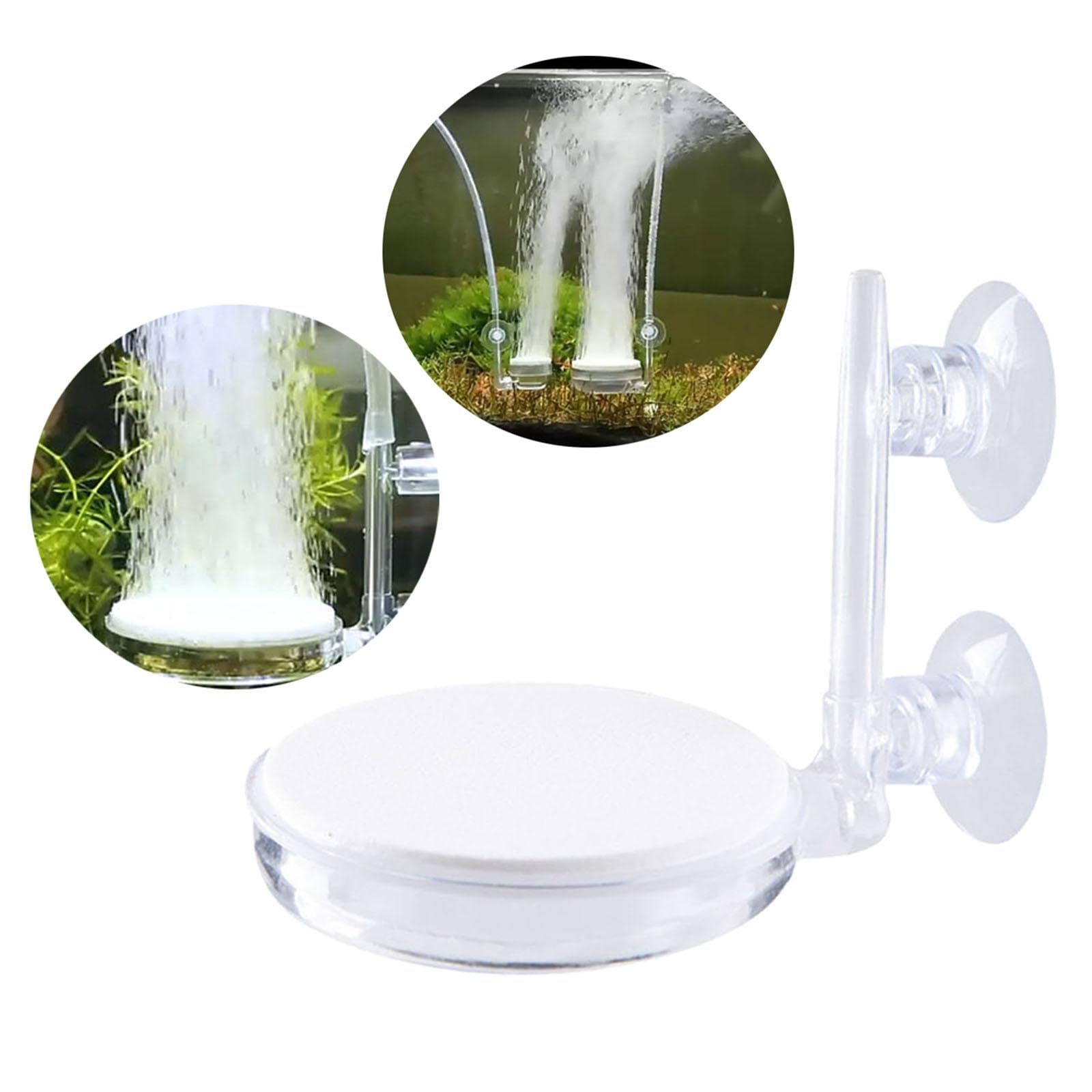 Set di 5 diffusori silenziosi per acquario, 7 x 6 cm