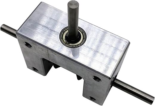 ELLANA Transmission Angle 90 Degree Bevel Gearbox 6/8/10mm Coaxial Differential Assembly Gearbox 1:1 Spiral Bevel Gear Small Corner Device Driver Shaft (Size : 6mm Shaft)