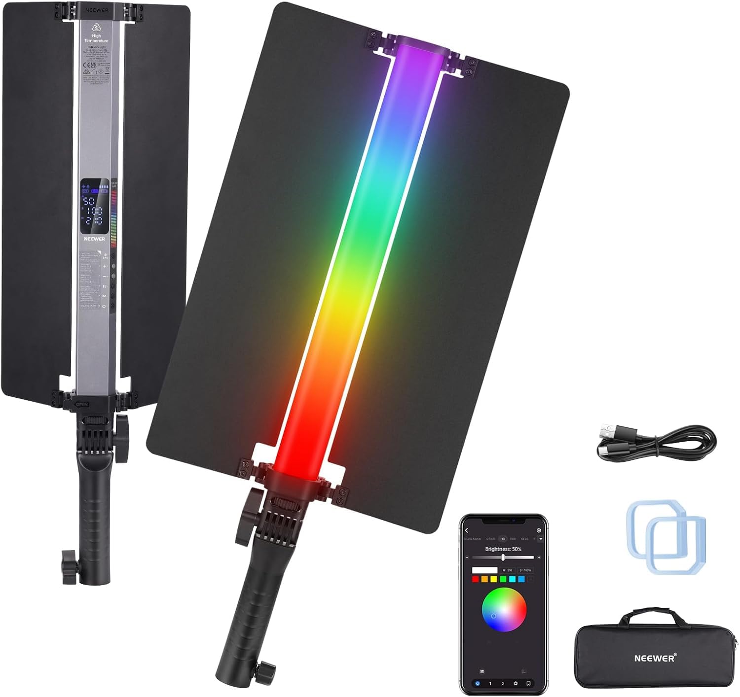 Amazon | NEEWER RGB2 スティックライト チューブライト タッチバー
