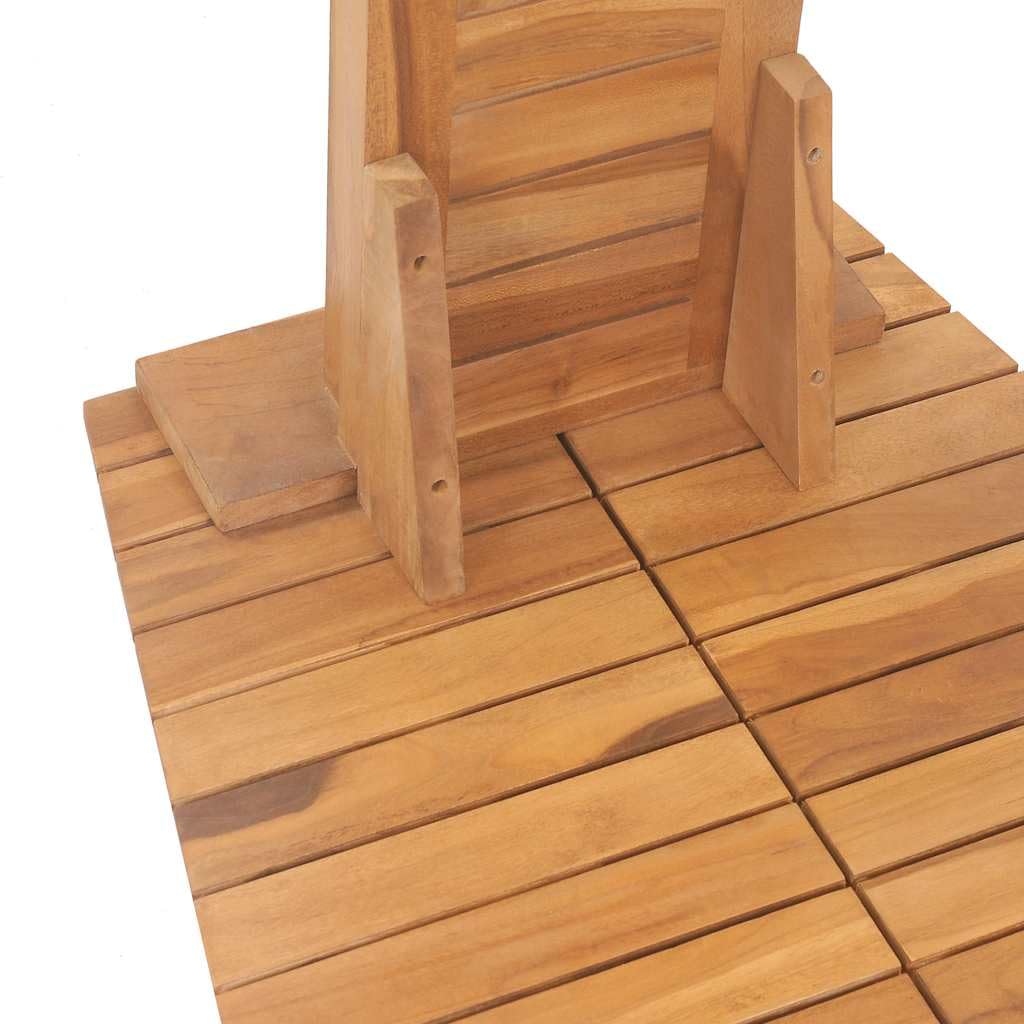 Genérico Ducha de jardín Madera Maciza de Teca 70x75x204 cm,Casa y jardín,Piscina y SPA,Accesorios para Piscinas y spa-44667