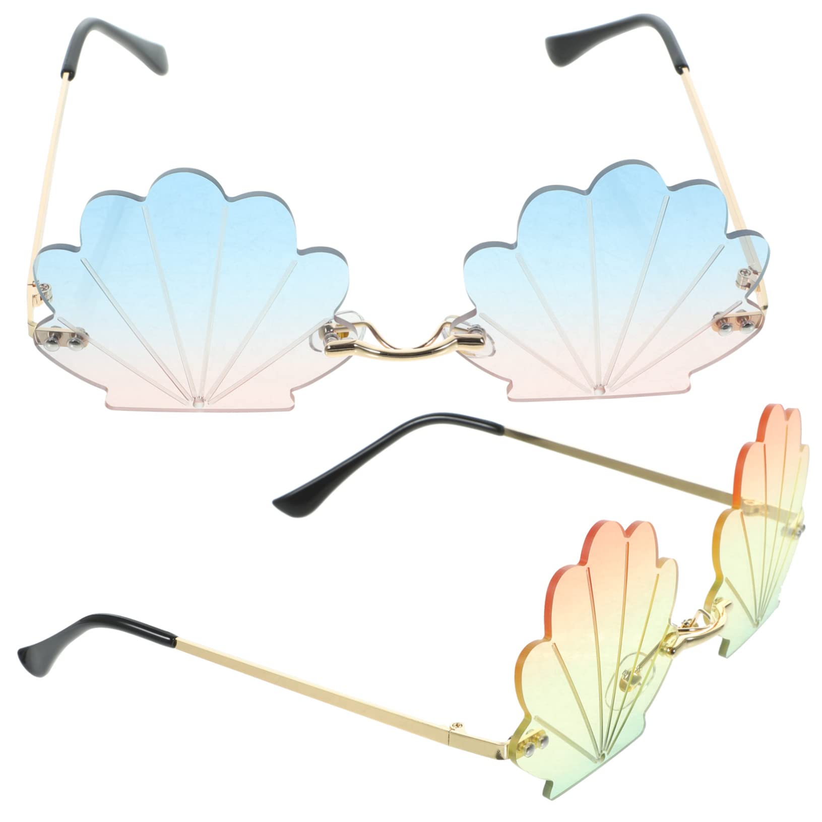 POPETPOP 5 Pezzi Occhiali Sole Divertenti con Design Montatura Resistenti Accessori per Feste e Costume Colorati per Adulti
