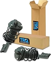 Vista 91 de TRQ - Conjunto de puntal delantero y resorte helicoidal (lados del conductor y del pasajero), para auto