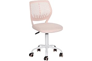 Pink Princess Desk Chair for Girls