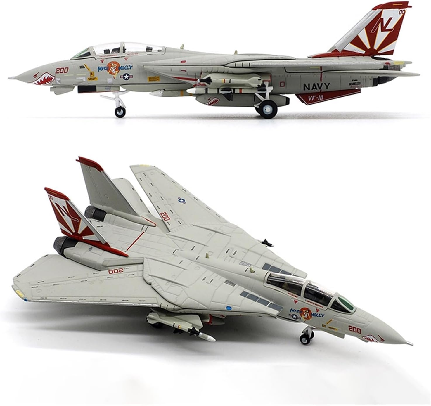 Diecast 1 200 Scale for US Navy Tomcat Fighter Alloy Aircraft Model F14 Static Display Adult Collectible Toy Hobby Playgame Kit