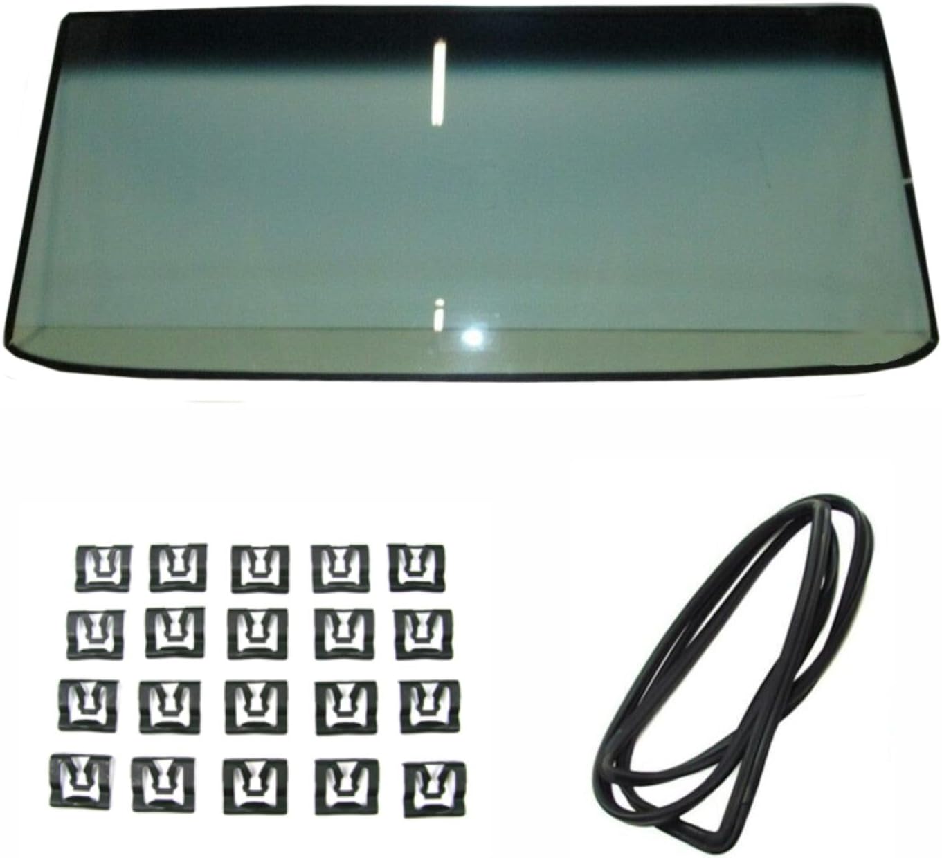 ACC Front Windshield Glass Compatible With Mustang Hardtop Convertible Fastback 1964 1965 1966 1967 1968 Clear Laminated Window Direct Replacement
