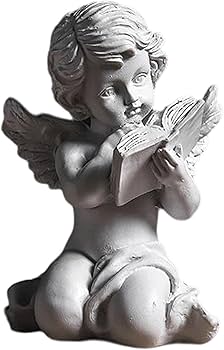 Amazon.co.jp: 銅像 赤ちゃん天使の像 翼の天使の置物 テーブル