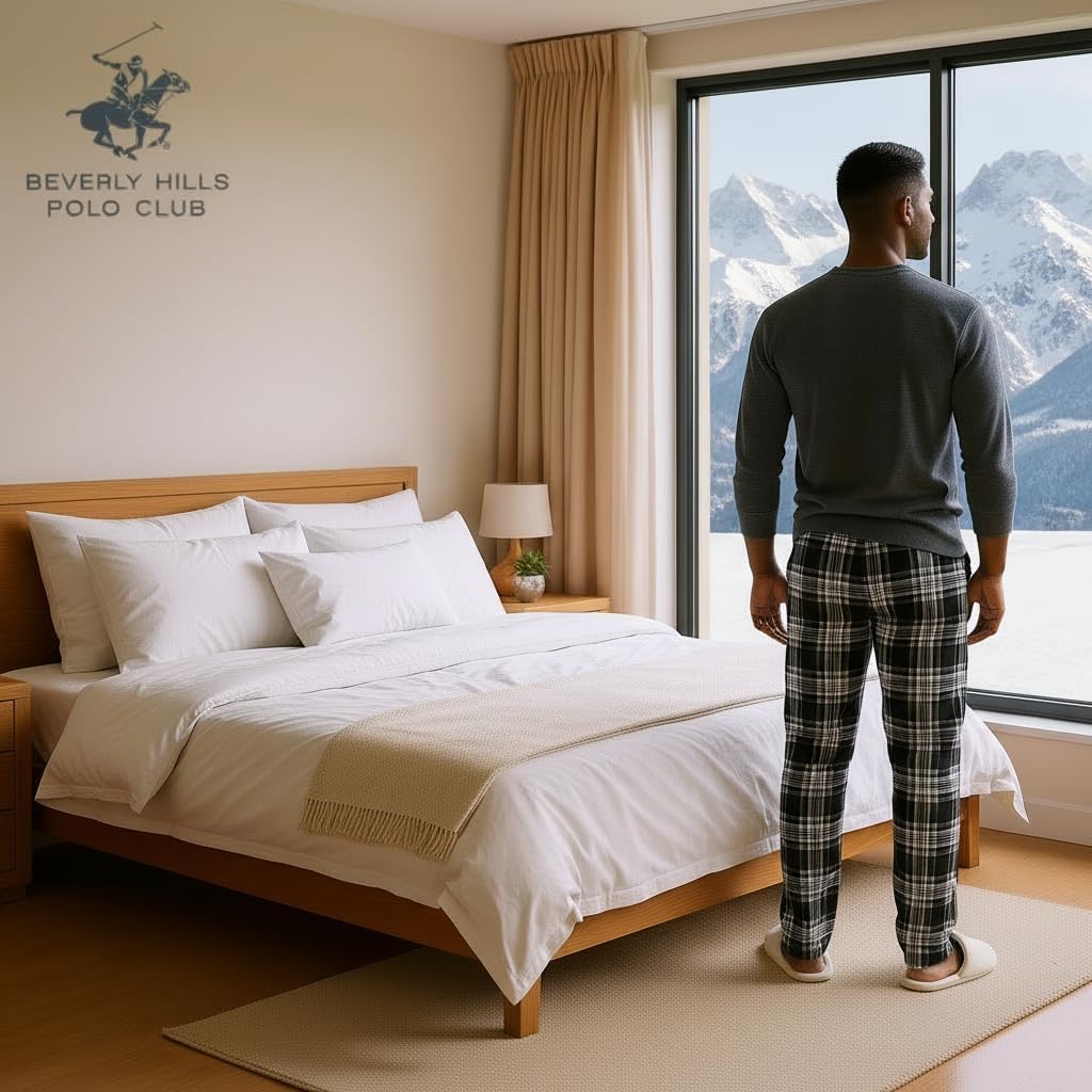 Beverly Hills Polo Club mens Beverly Hills Polo Polar Fleece Set W/Thermal Top - Image 5