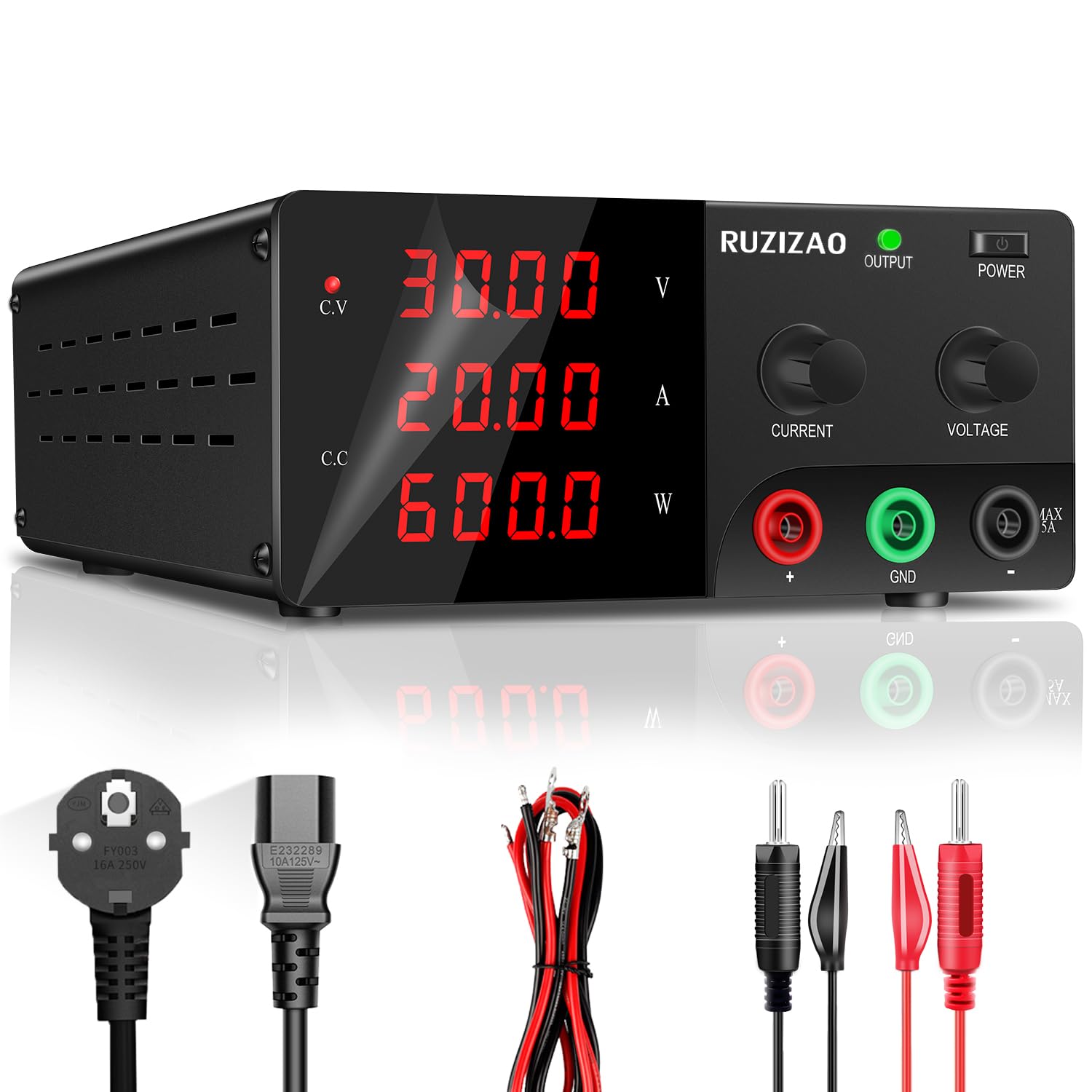 alimentation labo 30v 20a 600w