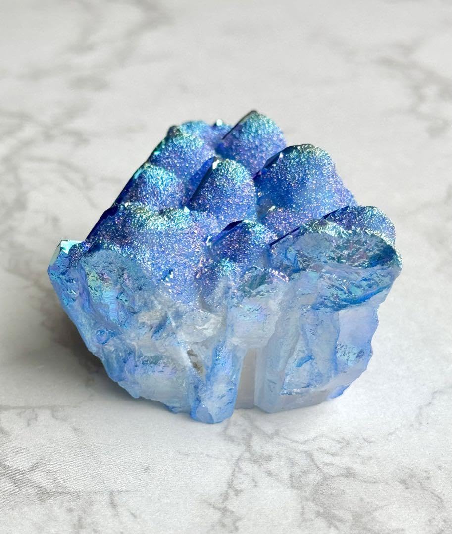 Amazon.co.jp: オーラクリスタル ブルーオーラ クラスター オーロラ