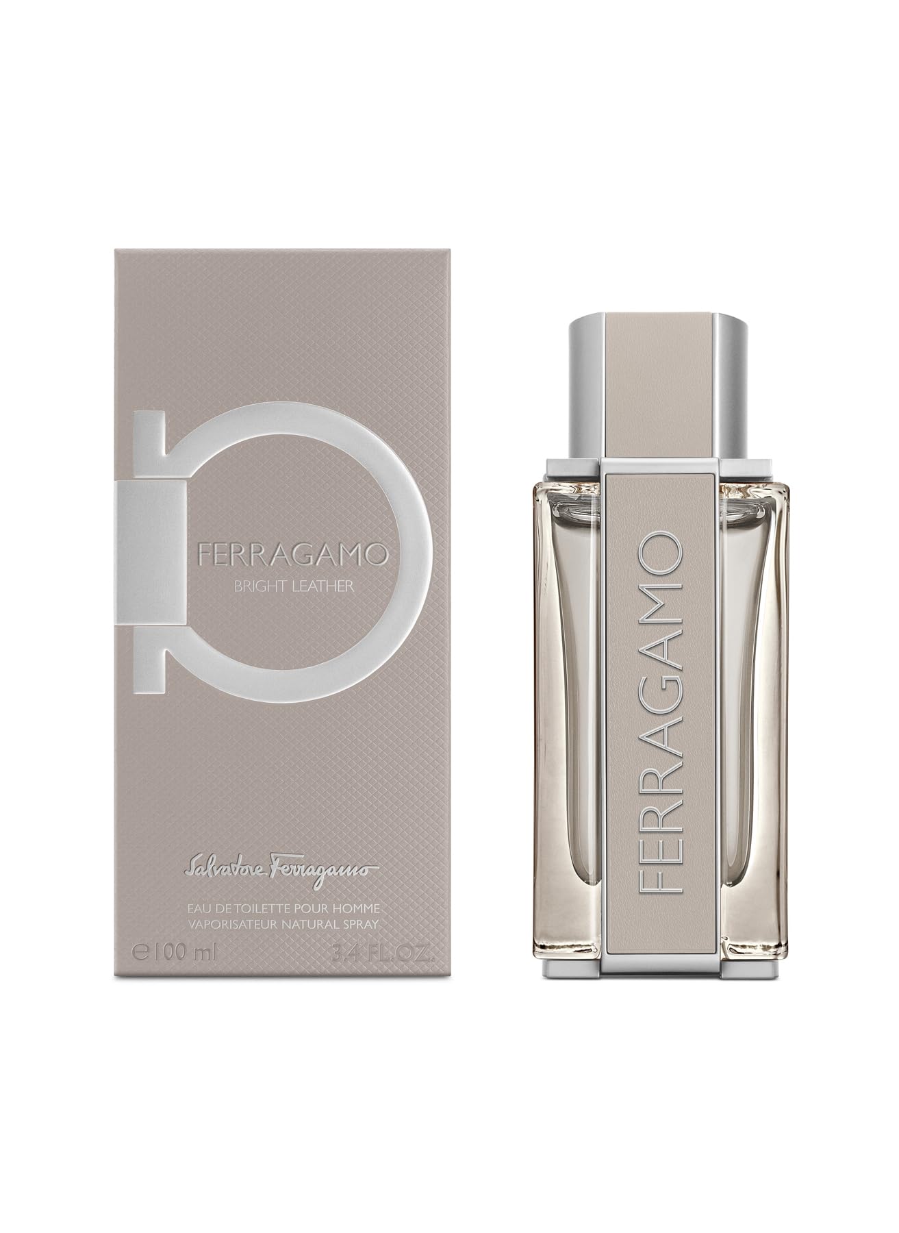 Salvatore Ferragamo Bright Leather for Men - 3.4 oz EDT Spray