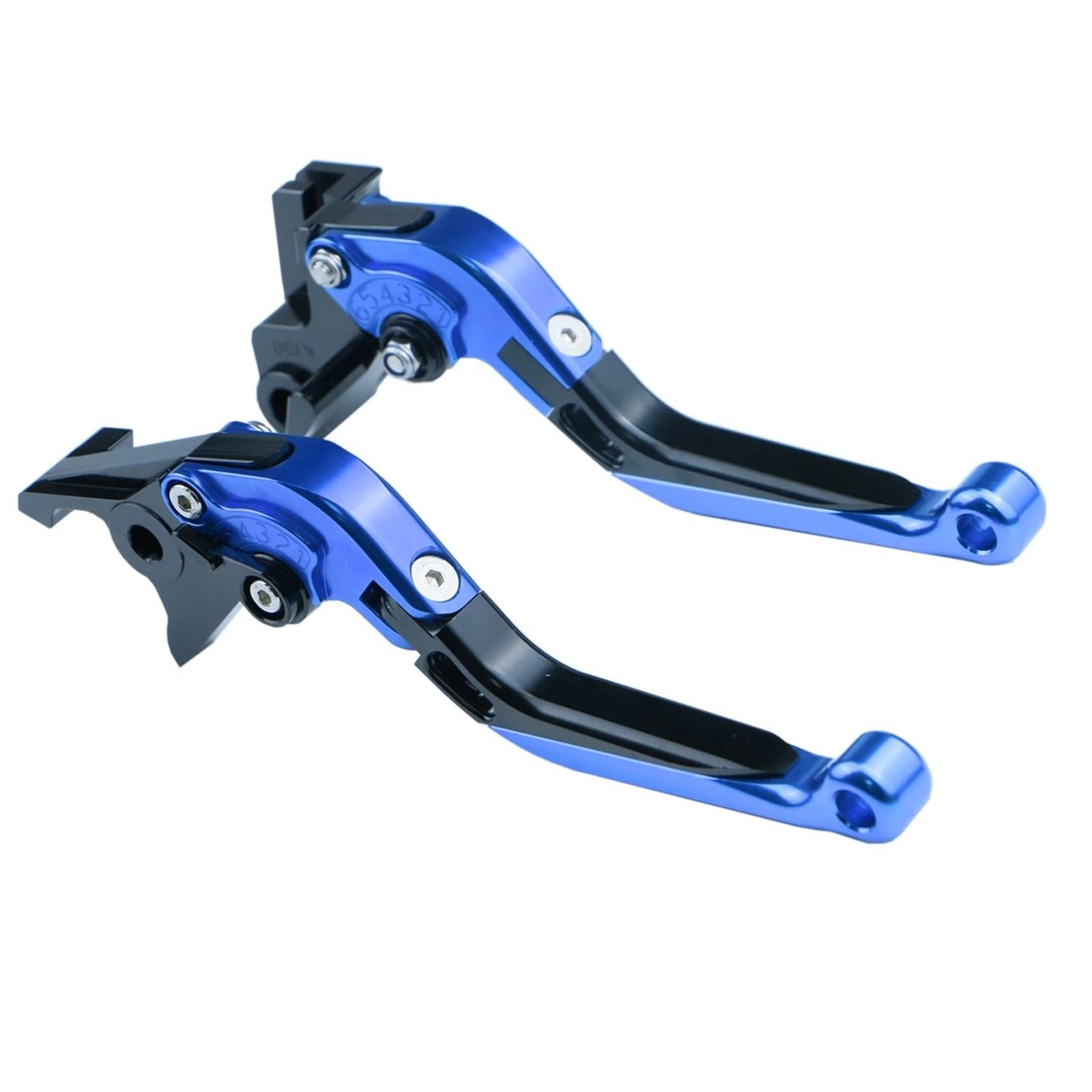 KKMNAIF Motorcycle Handlebar Brake Clutch Lever Adjustable Clutch Brake Levers for GSXR600 GSXR750 2011-2016 for GSXR1000 2009-2016 Motorcycle Brake Lever(Blue)