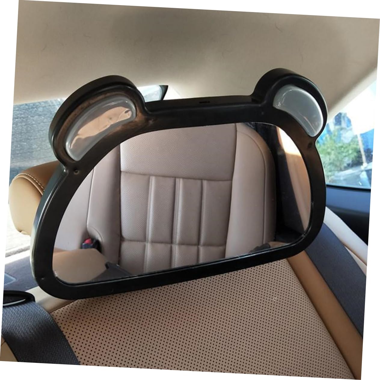 Miroir D'observation Bébé LED pour Voiture, Télécommande Usb, Noir