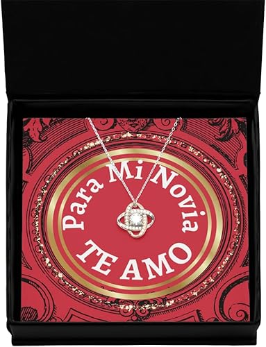 Miniatura 8 de Para mi alma gemela cadena, regalo para mujer, esposa o novia, collar personalizado para un momento especial