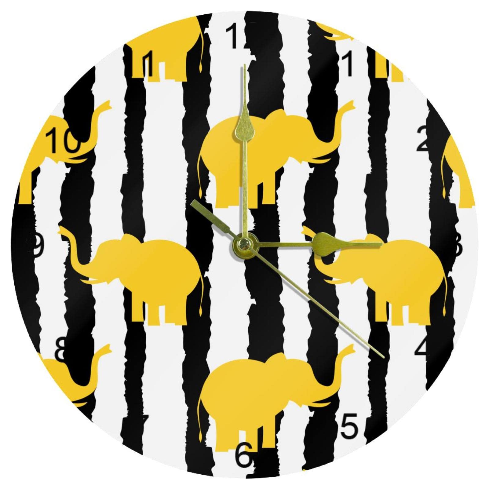 Horloge murale silencieuse pour stopper le bruit des aiguilles dans la chambre et le bureau