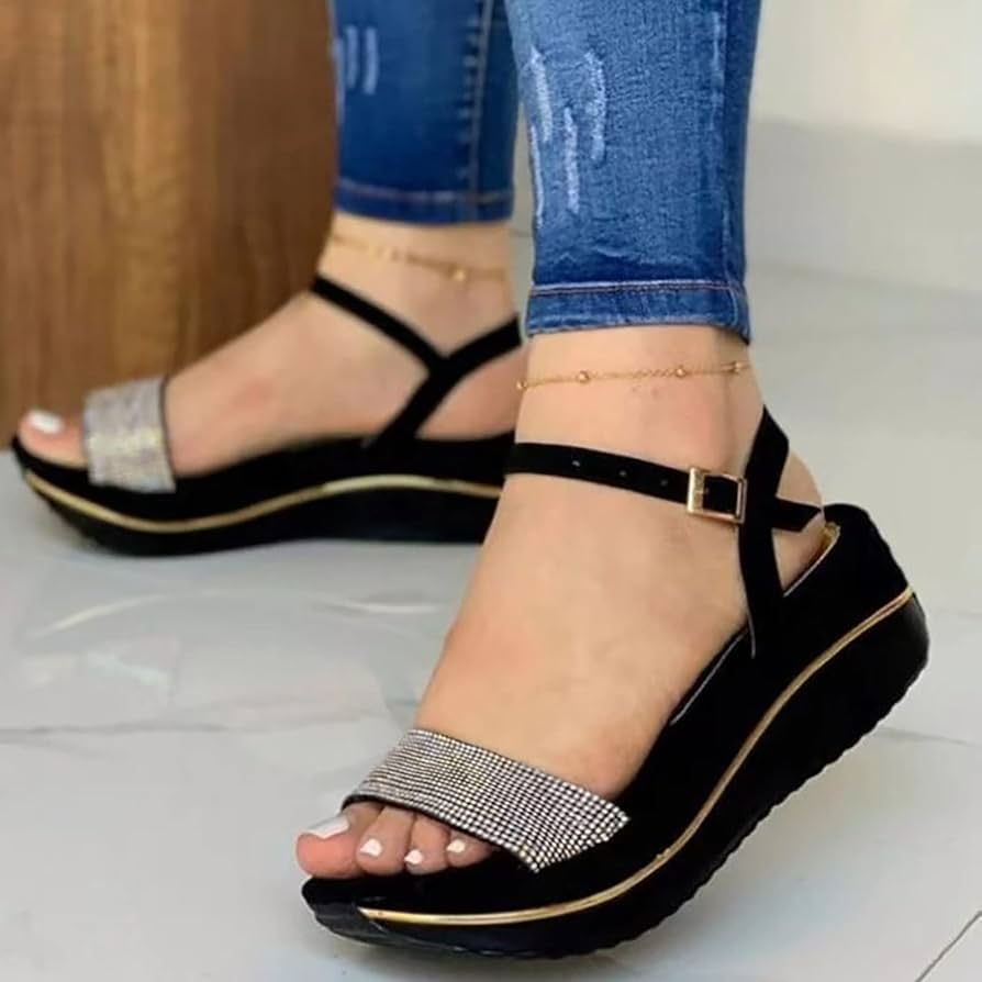 ＊FACARD PATTERN＊WEAVE SANDALS_black CAPRI - Black Woven Leather Sandals – Souliers Martinez