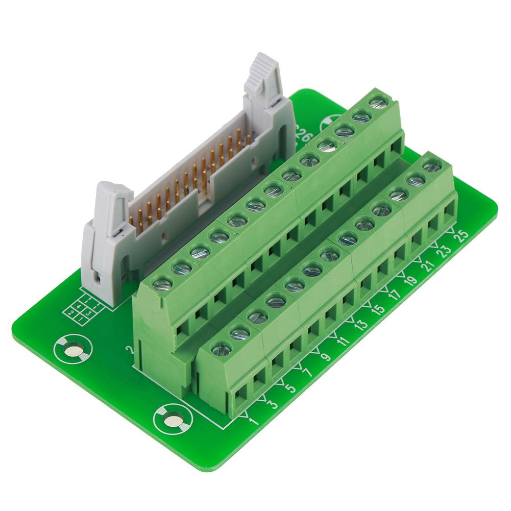 26 Pin Idc Connettore Breakout Idc 26 Pin Breakout Board Idc26P Din Rail 26Pin 5Mm Mount Interface Module Connettore Maschio Breakout Board