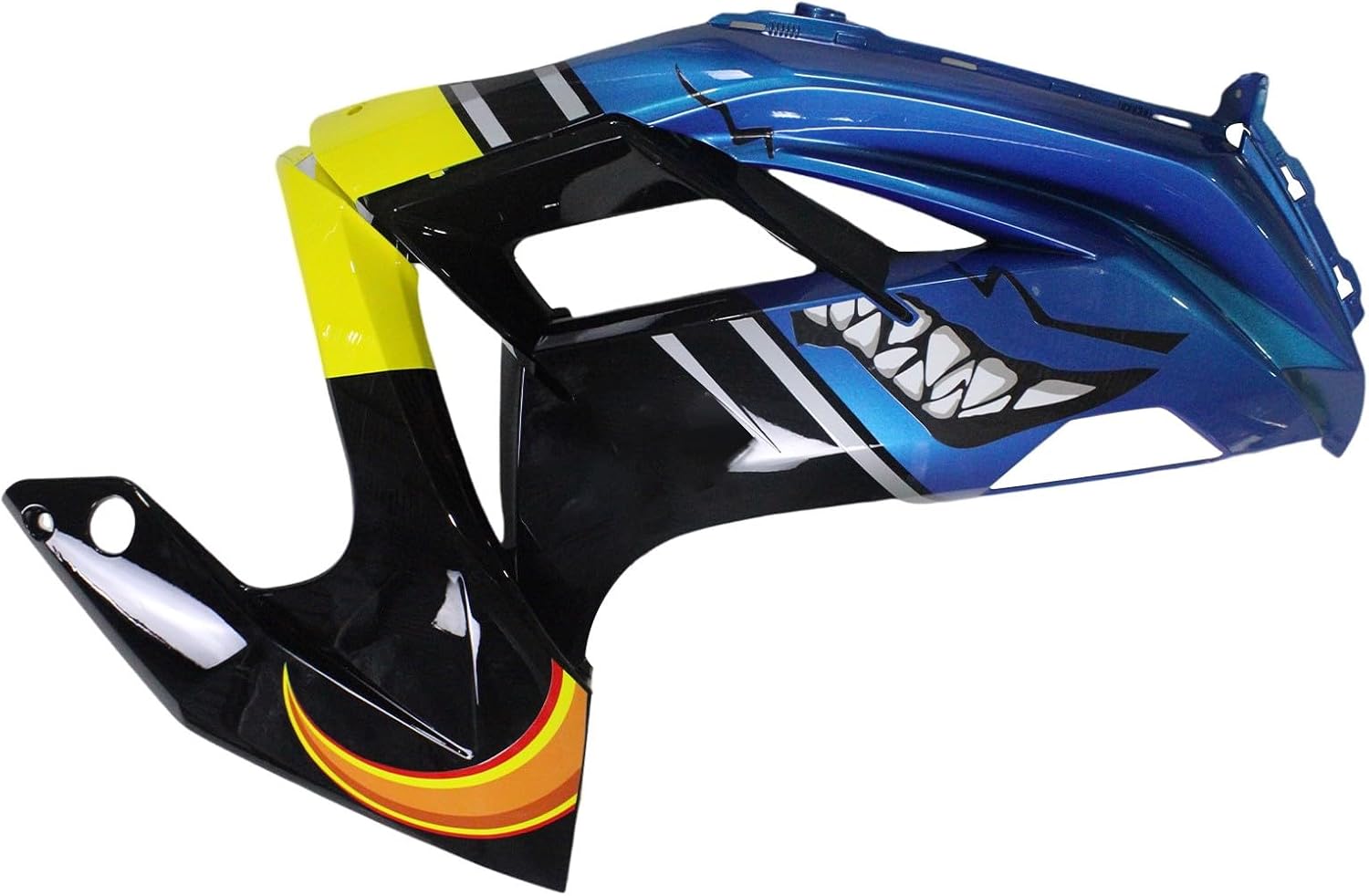 Injection ABS Fairing Kit Fit for 2012-2016 Kawasaki Ninja 650 ER-6F 12 13 14 15 16 Bodywork Motorcycle Plastic Body Frame Panel - Shark Blue & Yellow