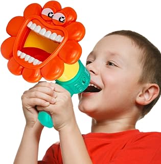 Brinquedo voz para crianças - Engraçado voz megafone com diferentes efeitos voz,Alto-falante portátil mão Megafone Brinquedo truque Puchen