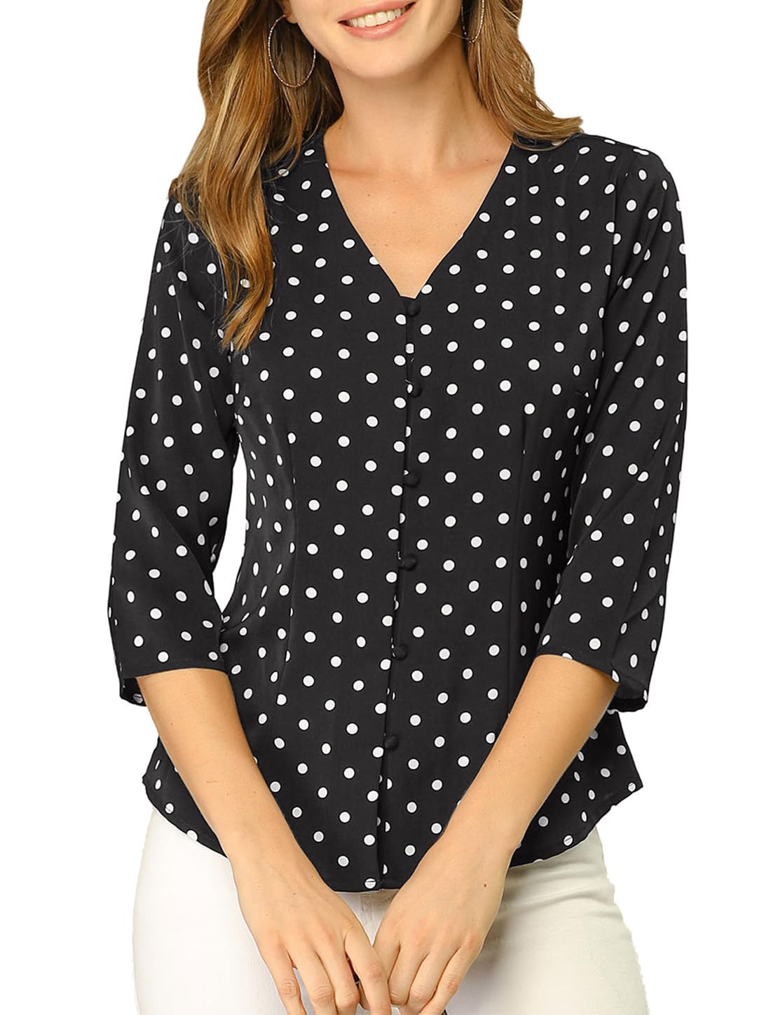 Allegra K Shirt Fiesta Mujer (Pack de 1)