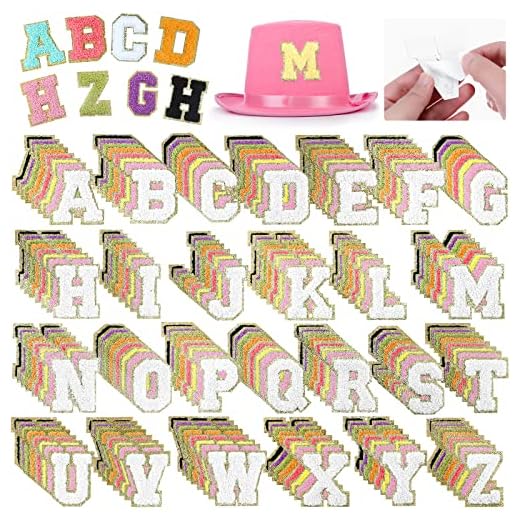 Best glue to add decorations to an umbrella 234 Pieces Self Adhesive Chenille Letter Patches