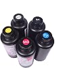 5X500ML Tinta UV LED para impresora UV A3 con cabezal R1390 L800, impresora UV A4, tinta UV para imprimir en plástico, camisetas y gorras (5X500ML, CMYKW) 7
