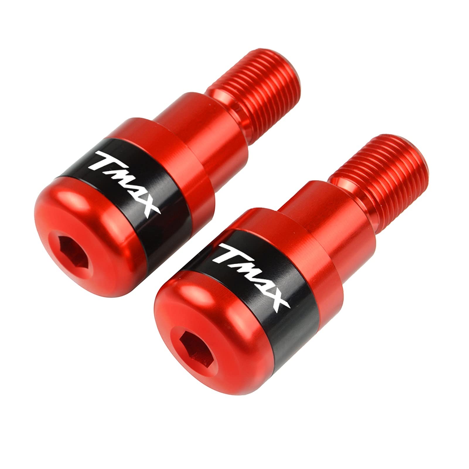 Tappo Manubrio Moto per Yama-ha TMAX T-Max T Max 500 530 560 TMAX500 2006-2016 Scooter Moto Bar End Plug cap (Color : Nero)