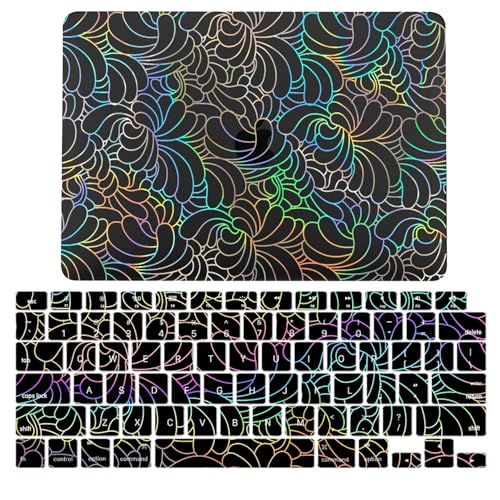 Carcasa MacBook Pro 14 ventilada y antiarañazos con cubreteclado de silicona