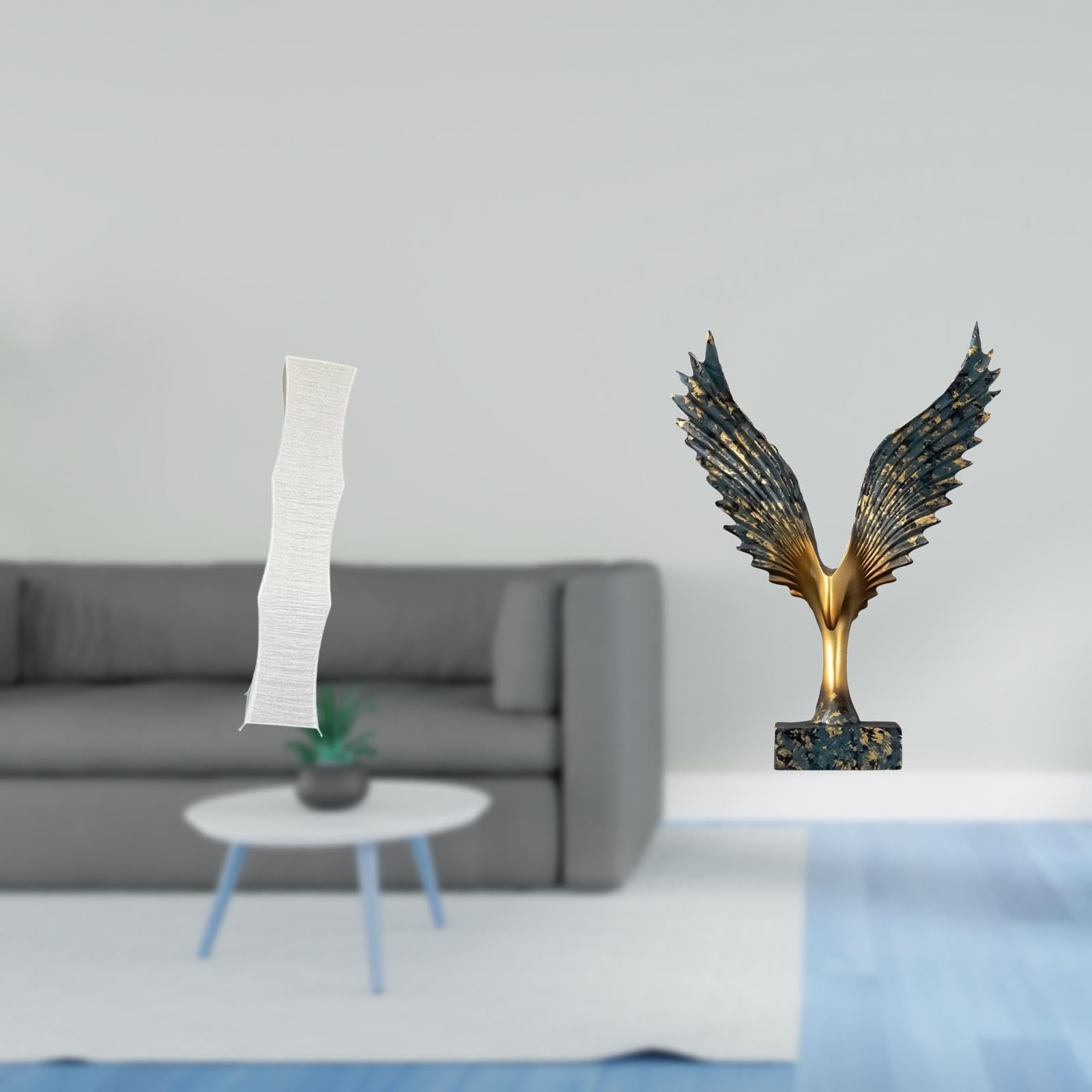 Enakshi® Elegant Resin Winged Floor Lamp Shade Sculpture for Cozy Living Room Decor and Feng Shui Inspired Standing Light Ornament|Home & Garden | Lamps, Lighting & Ceiling Fans | Lamp Shades-image-49