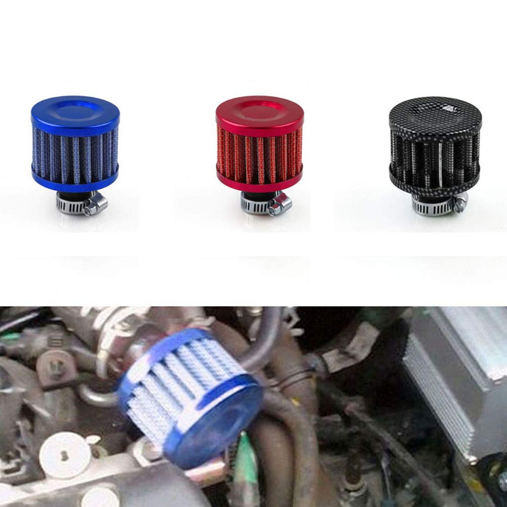 HOMSFOU 4-tlg Pilz-Luftfilter Halterung - Verstellbare Aluminium Montagebügel Für Auto