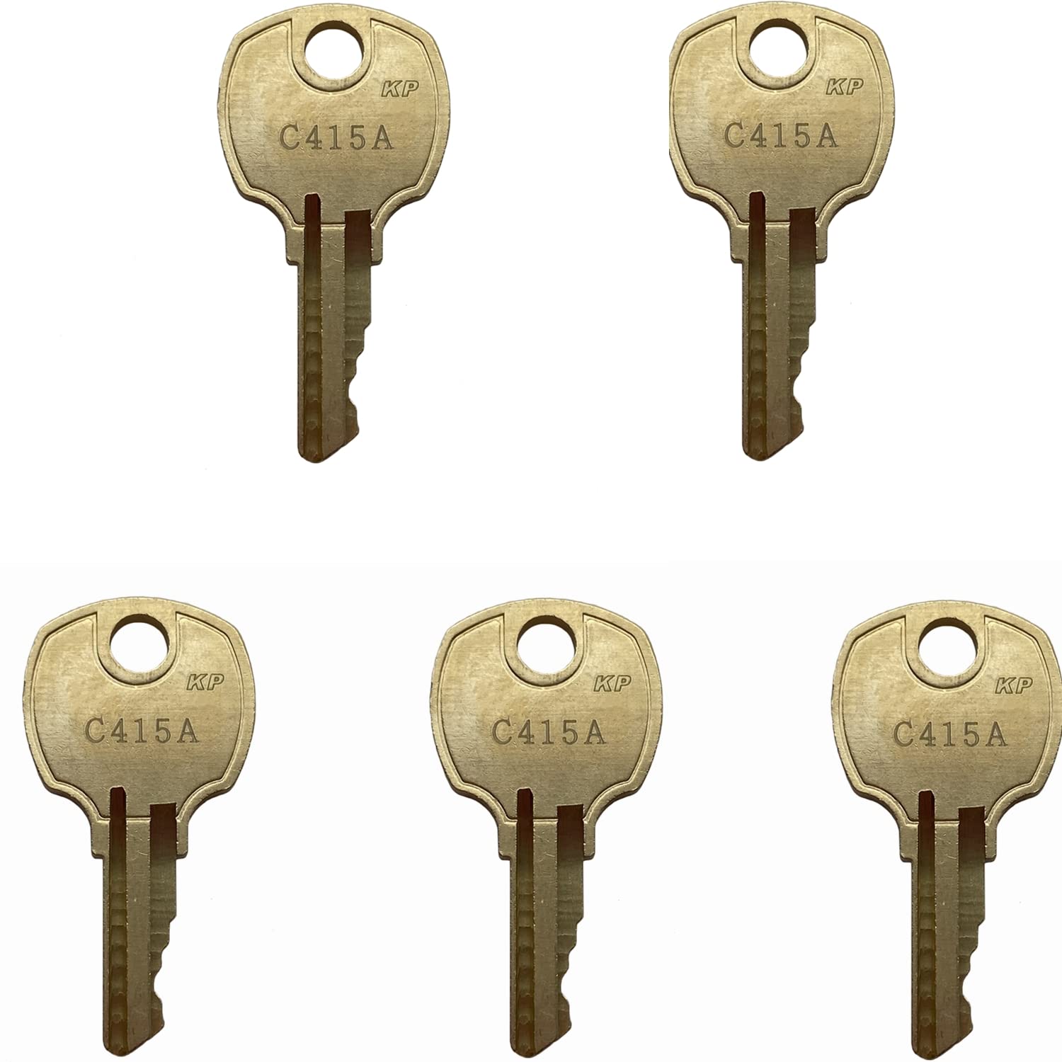 KeyPower (5 Keys) for National CompX Cam Locks C415A - Amazon.com