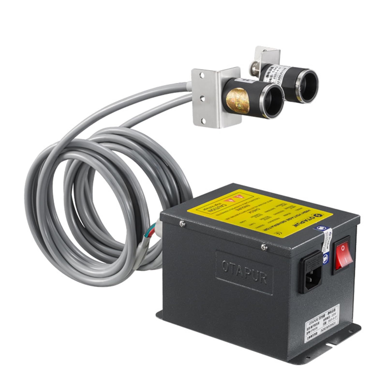 Pistola de aire ionizante, herramienta antiestática con interfaz de alto voltaje, aguja de acero de tungsteno, presión de 20-75 psi, velocidad del viento de 35 m/s, fuente de aire de 8 mm para