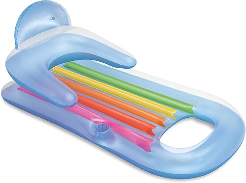 Intex King Kool - Tumbona inflable 63 x 335 1 paquete los colores pueden variar