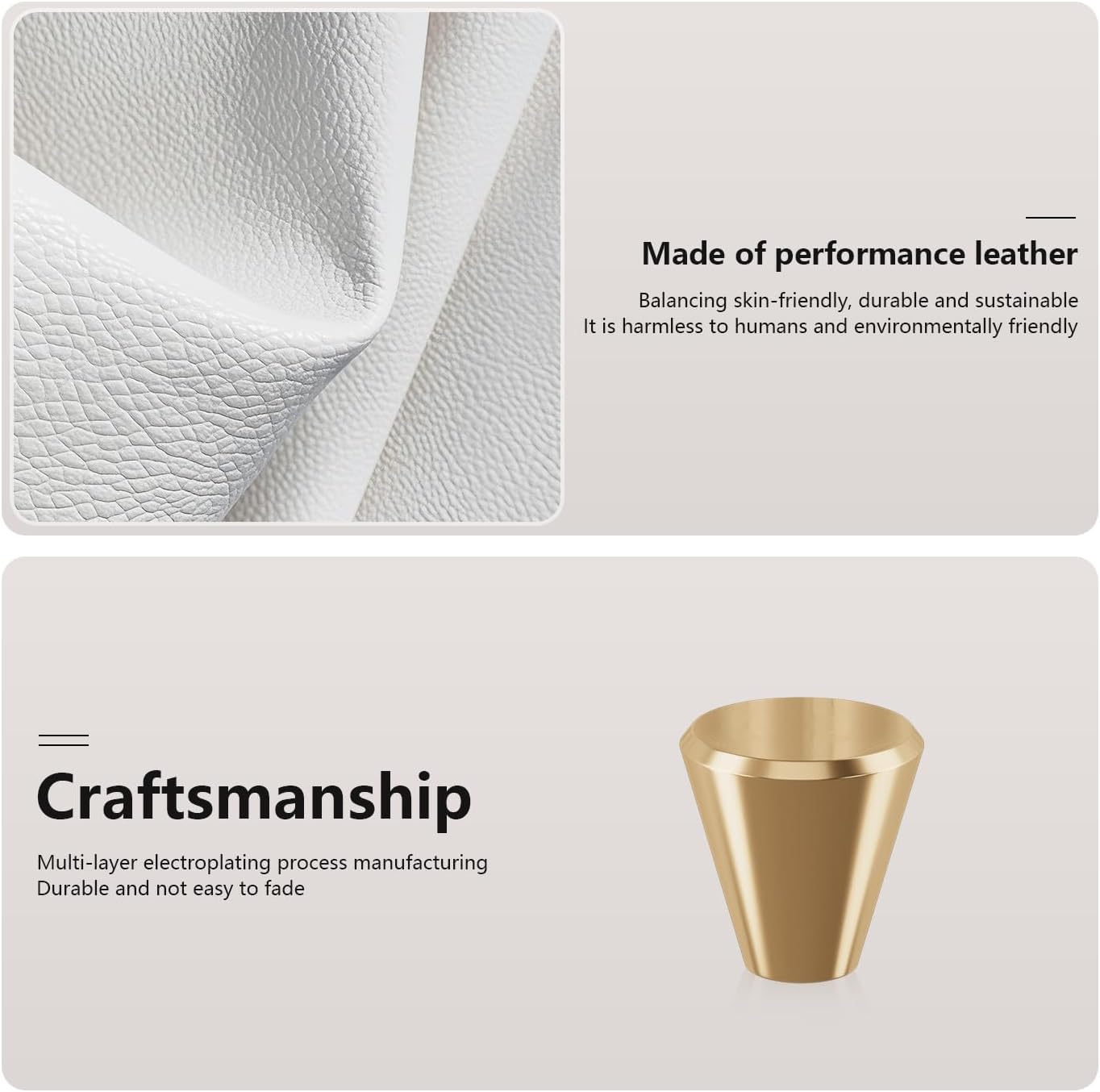 Makeup Organizer Countertop,Vanity Organizer,Skincare Organizers,Cosmetic Organizer with Draws,Luxury Large makeup storage,Make up Organizers for Vanity,Gifts for Women Birthday Unique (white)