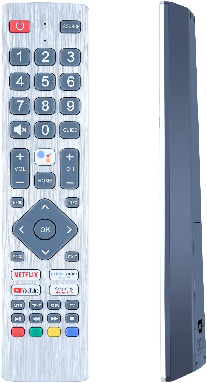 Nieuwe Voice Afstandsbediening Vervanging voor Sharp Ultra UHD Smart TV's, compatibel met Sharp TV-afstandsbediening 24BI6EA 32BI5EA 40BI5EA 40BL2EA 40BN6EA