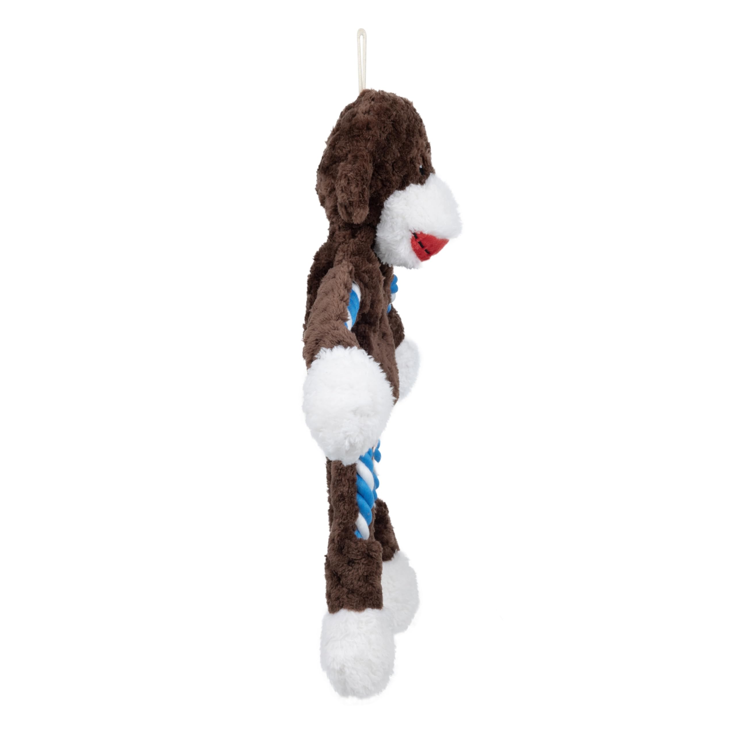 P L-RA Tough Buddy Rope Monkey Dog Toy, Chew Level 3 - Featuring Strong Rope Limbs Made to Withstand Moderate Chewing, This Toy is Perfect for A Game of Fetch Or Tug of War