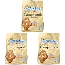 Mulino Bianco Biscotti Frollini Campagnole, Colazione Ricca di Gusto, 700g (Confezione da 3)