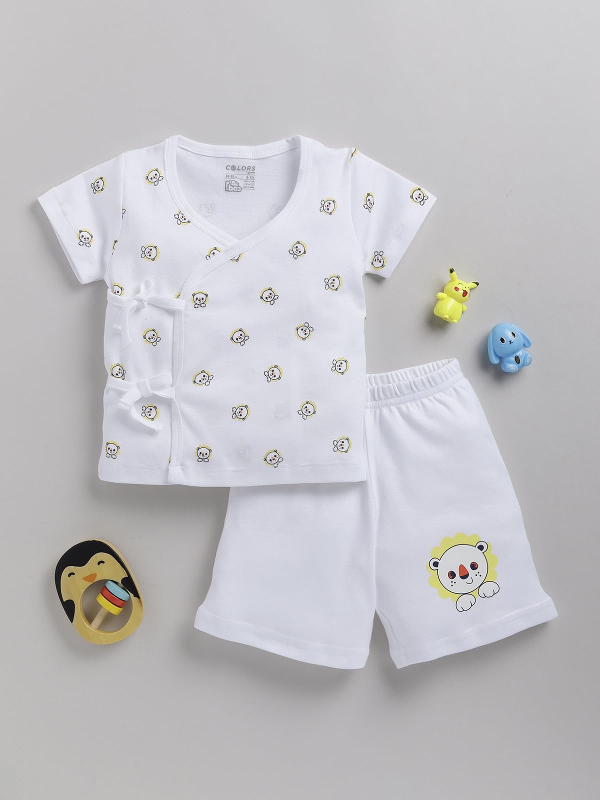 Peek A Boo by Rupa - Juego de regalo para bebé, perfecto para baby shower, 100% algodón, ultra suave, transpirable