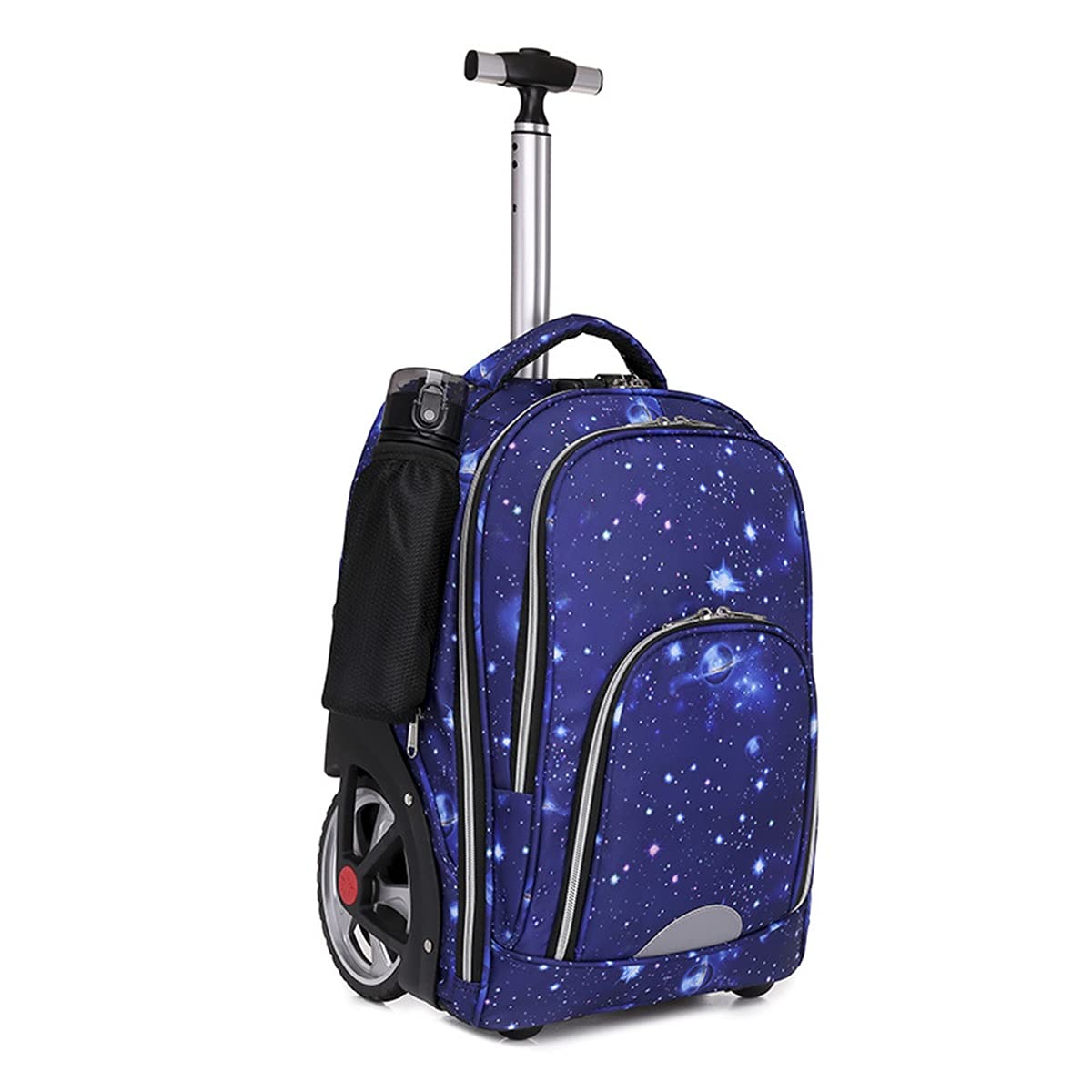 YUTCRE Trolley Backpack Wheels Bag High-Capacity Waterproof Wheeled Overnight Rucksack Business Cabin Luggage Bag for Men Women