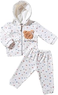 Full Moon Baby Comfy Printed Padded Pyjama Set for Winter