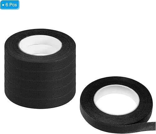 Miniatura 3 de PATIKIL Cintas florales de 30 yardas, 6 rollos de cinta de floristería, papel crepé, ramos de flores, cintas impermeables para envolver tallos de