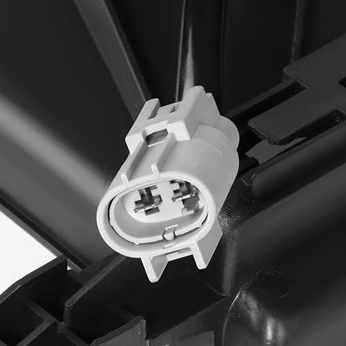 Miniatura 5 de GM3117105 Conjunto de ventilador de aire acondicionado de refrigeración para radiador estilo fábrica compatible con Chevrolet Aveo 2004, 12V, negro