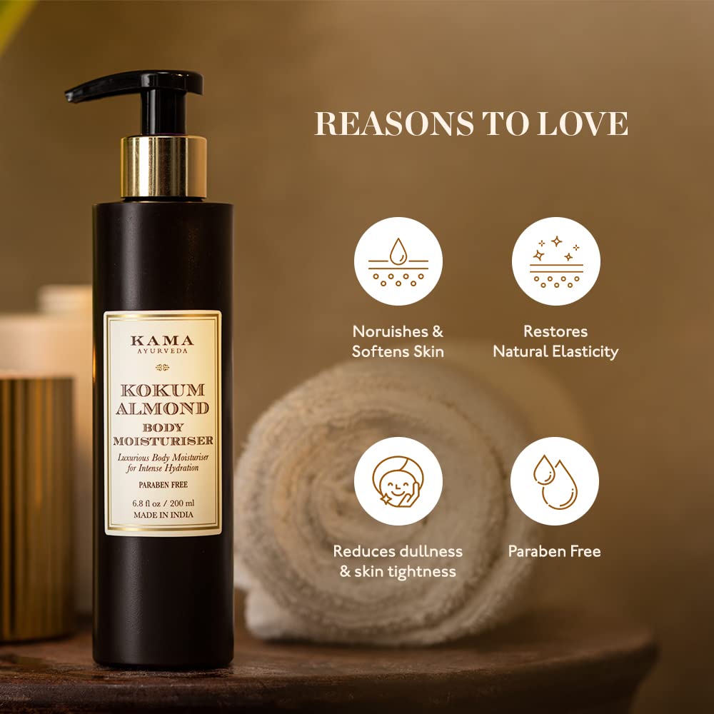 Kama Ayurveda Kokum Almond Body Moisturiser (200ML) : Amazon.in