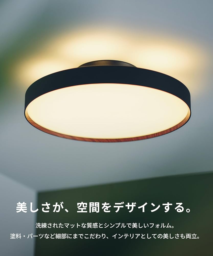 LEDシーリングライト ブラック + ライトウッド 楽天市場】【アートワークスタジオ公式】シーリングライト 14畳