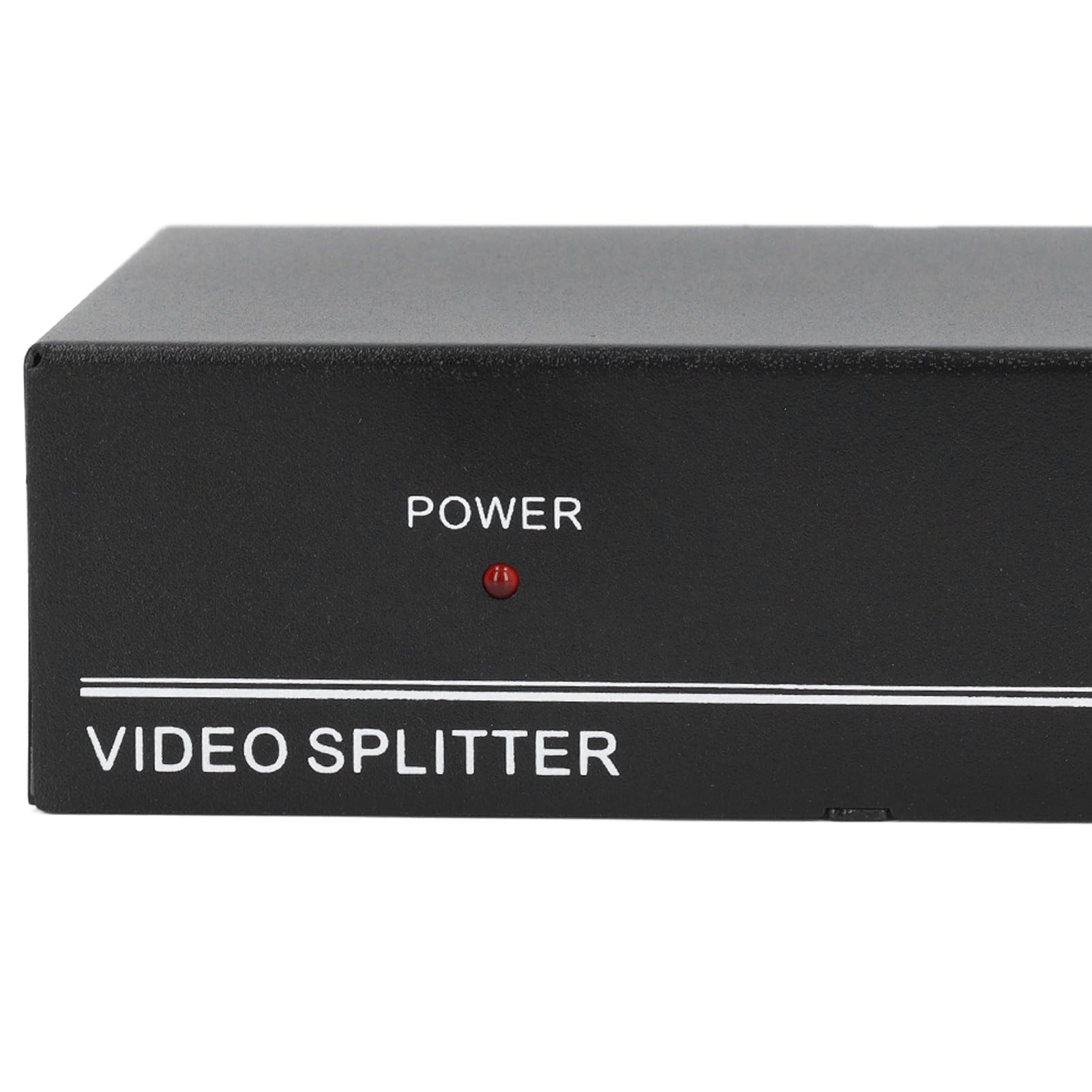 8 Port 1 in 8 Out BNC Video Splitter Box, 1080P Koaxialverteiler Verstärker, Audio Extractor für Videoüberwachungssystem CCTV Sicherheitskamera (EU-Stecker)