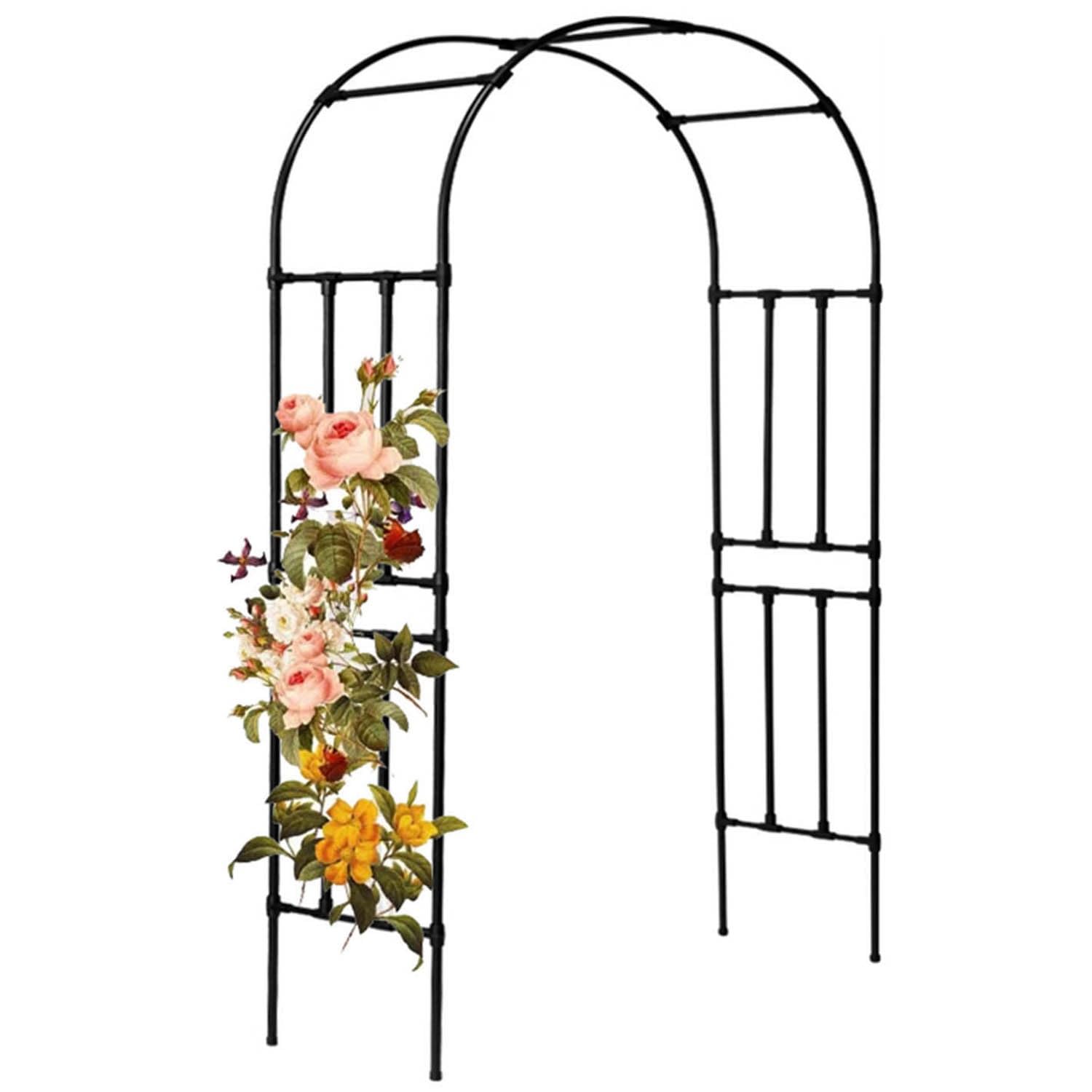 Arche de mariage en métal antirouille et durable, grande tonnelle de jardin réglable