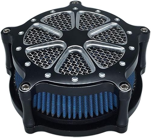 Miniatura 2 de Filtro de aire de admisión Cnc Cut Air Cleaner Venturi Kit cromado para Harley Dyna 2000 - 2017 Softail 2000 - 2015 Touring 2000 - 2007 Fitment - B